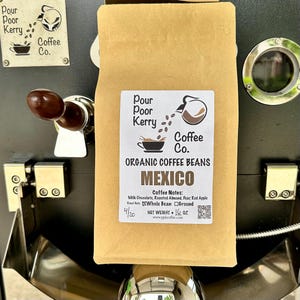 Mexico Chiapas Organic Coffee  - 1 Pound (16oz) Always Fresh Roasted, Single Origin Beans