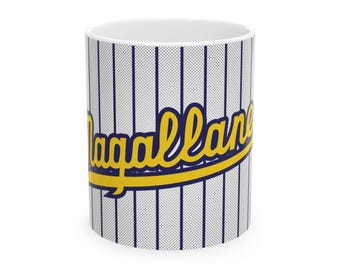 Magallanes Navigators Baseball Team 11oz Ceramic Mug, Venezuelan LVBP, Fan Gift, Sports Memorabilia, Coffee Cup