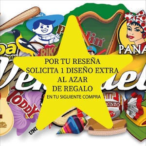 Plantillas envolturas editables para tazas de café productos venezolanos chucherías venezolanas incluye PLANTILLAS PNG Y EPS imagen 8