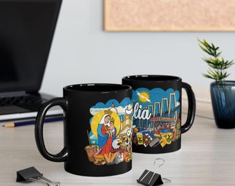 Mug, Zulia State, Venezuela, Maracaibo, Digital Illustrations, State Zulia, Gift for Venezuelans, Venezuelan Pride, Coffee Cup, Tea Mug
