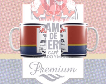 Venezuelan Coffee Ceramic Mug - Fama de America, Premium Quality, Coffee Lover Gift, Kitchen Decor, Unique Mug for Special Occasions