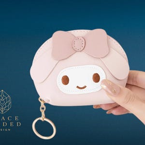 Kawaii Sanrio Mini Wallet – Hello Kitty, Cinnamoroll, My Melody Coin Purse – Acessório de anime fofo