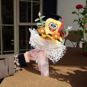 Crochet Character Bouquet: Handmade Plush Gift