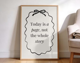 Motivational Quote Print: Minimalist Home Office Decor (Digital Download