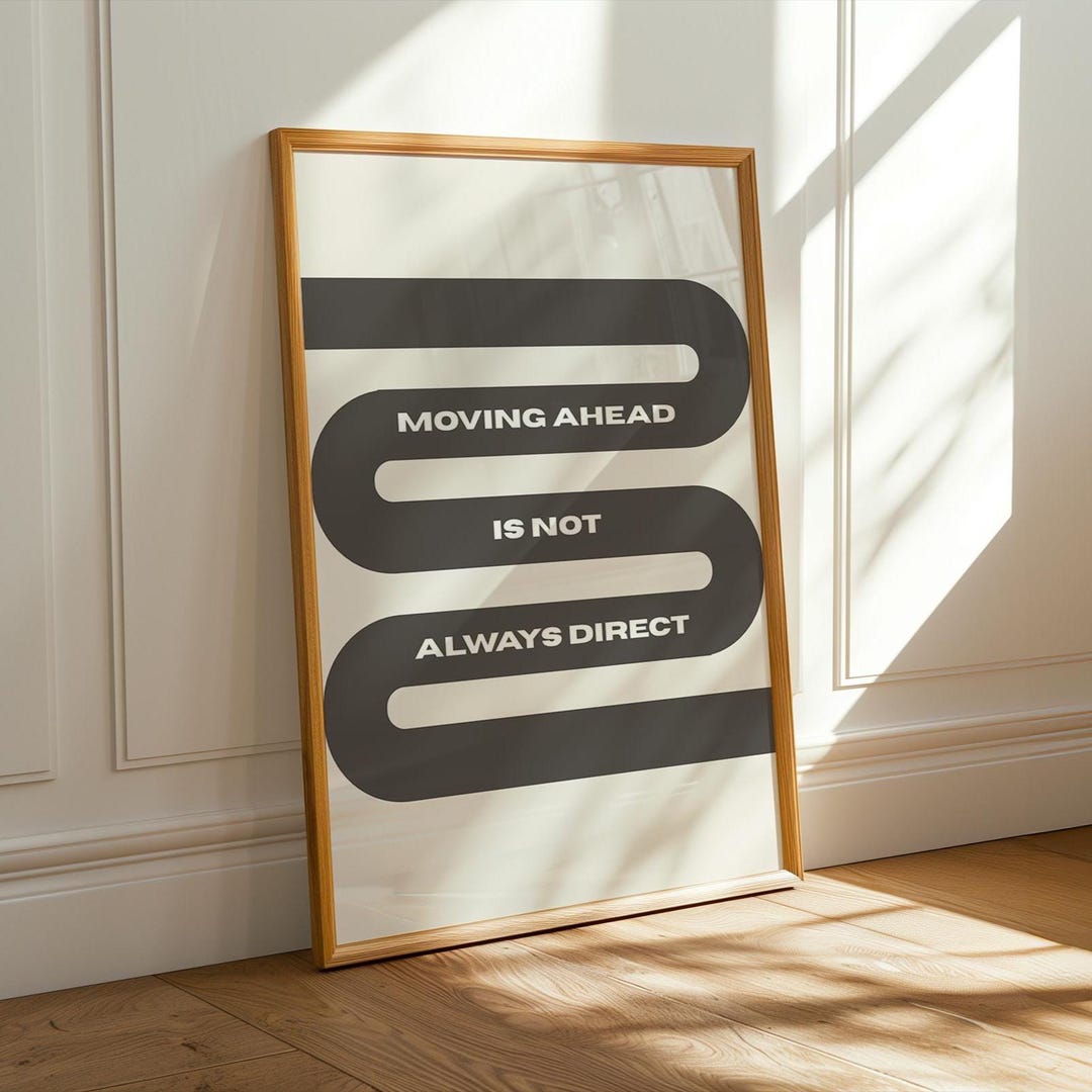 Minimalist Motivational Quote Print: Calming Neutral Wall Art (digital ...