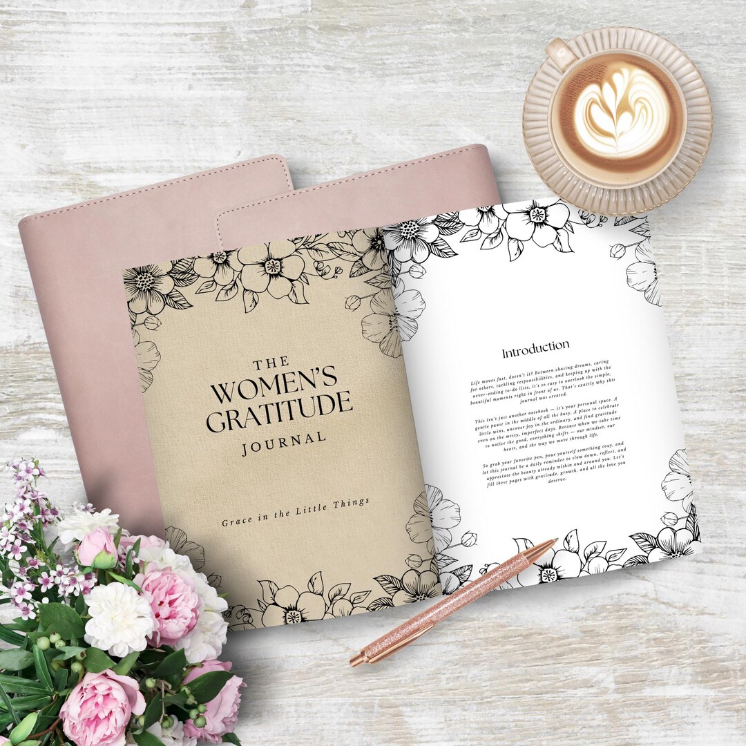 Printable Gratitude Journal for Women: Daily Reflection, Mindfulness (digital Download) - Etsy