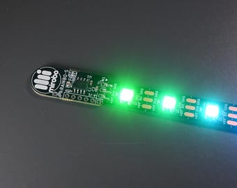 RAINBO-8 – Klein RGB+W-lichteffectencircuit met 8-LED NeoPixel Strip