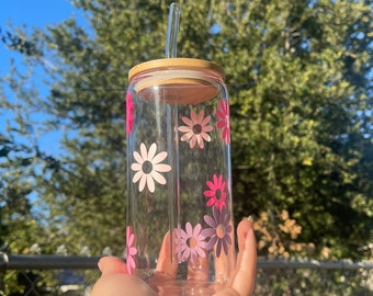 Flowers (Glass Can)