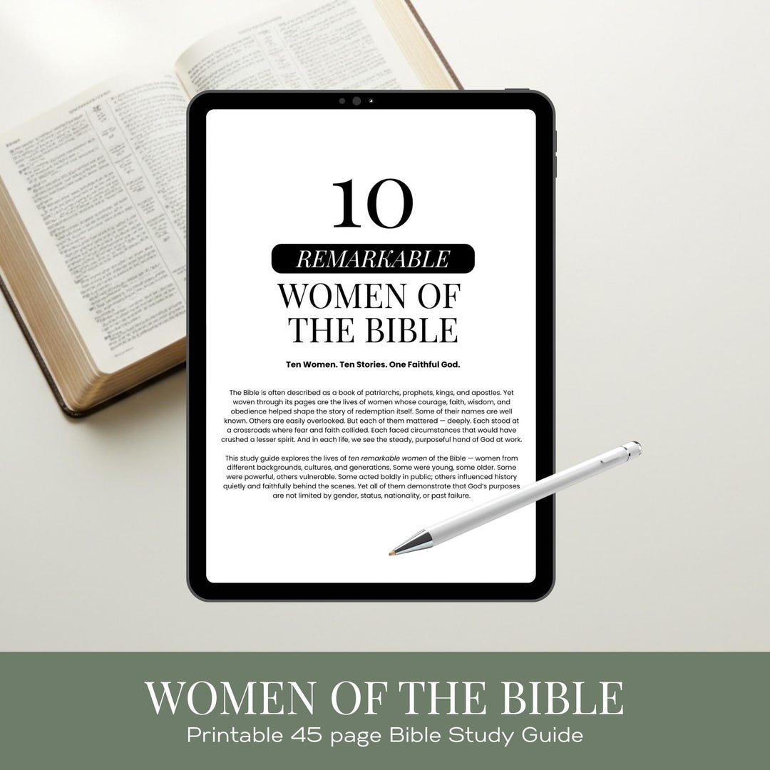 Remarkable Women Bible Study Guide | Christian Ministry Workbook ...