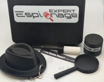 The Chair Company Spy Kit - Tim Robinson Comedy Show Gift, Fingerprint Dusting Kit, ITYSL