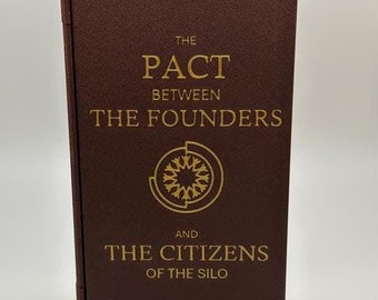 Silo "The Pact" Hollow Book Safe – Secret Wood Stash Box - Wool Novel Series & TV Show