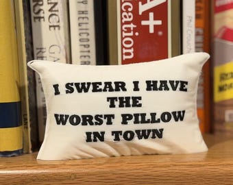 The Chair Company Worst Pillow in Town Bookshelf + Desk Display - Tim Robinson Comedy Show - ITYSL