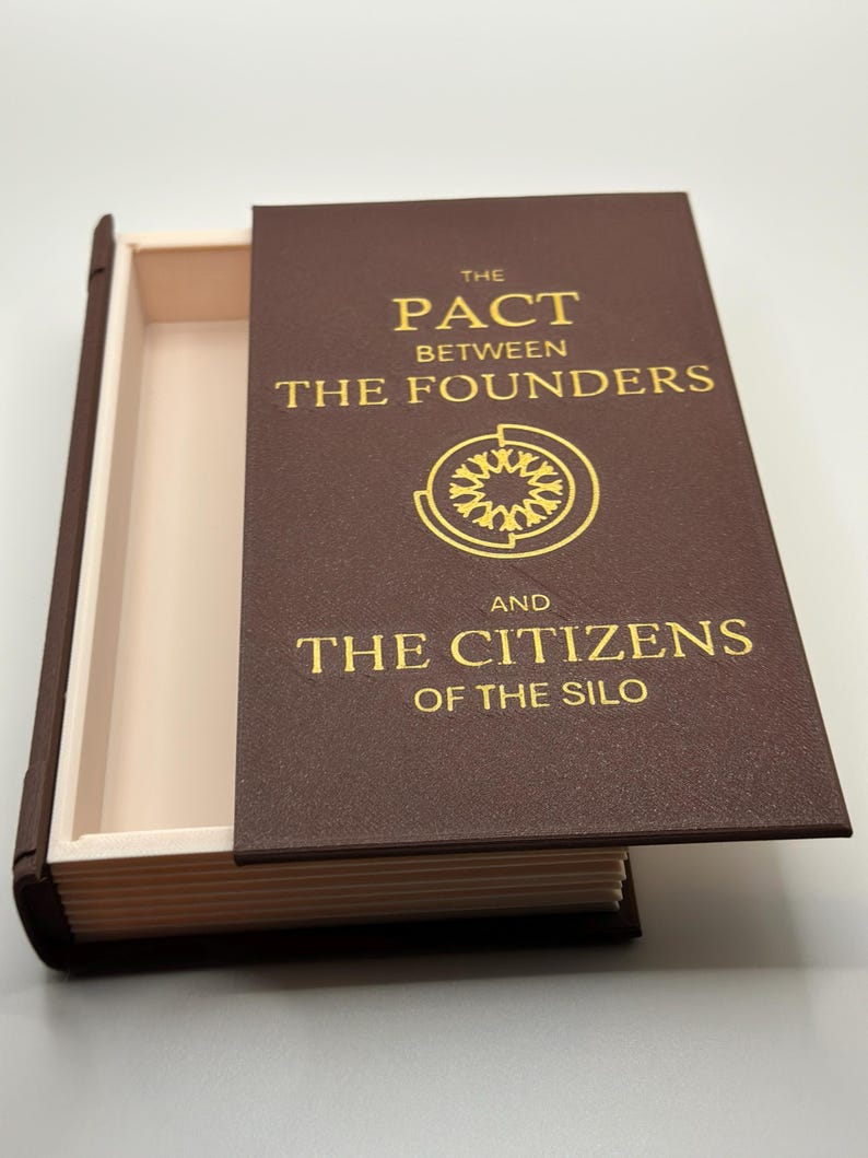 Silo the Pact Hollow Book Safe Secret Wood Stash Box Wool Novel silo-the-pact-hollow-book-safe-secret-wood-stash-box-wool-novel