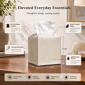modern napkin holder, tissue box holder, leather tissue holder, tissue box cover, napkin holder, bathroom accessories, leather box, tissue box square,Woven Style , Facial Tissue Box Cover,Woven Checkered Tissue Box Holder,Square Tissue Box Cover