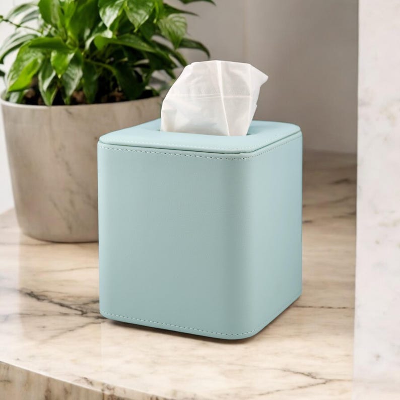 modern napkin holder, tissue box holder, tissue holder, tissue box cover, napkin holder, bathroom accessories, leather box, tissue box square , Facial Tissue Box Cover,Crocodile Leather Style Tissue Box Holder,Square Tissue Box Cover