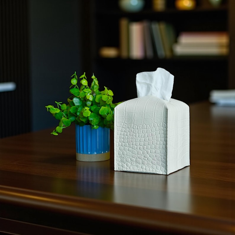 modern napkin holder, tissue box holder, tissue holder, tissue box cover, napkin holder, bathroom accessories, leather box, tissue box square,Woven Style , Facial Tissue Box Cover,Crocodile Leather Style Tissue Box Holder,Square Tissue Box Cover