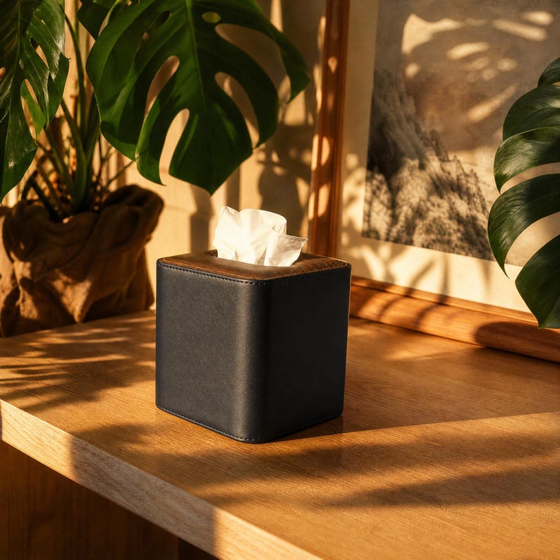 modern napkin holder, tissue box holder, tissue holder, tissue box cover, napkin holder, bathroom accessories, leather box, tissue box square , Facial Tissue Box Cover,Crocodile Leather Style Tissue Box Holder,Square Tissue Box Cover