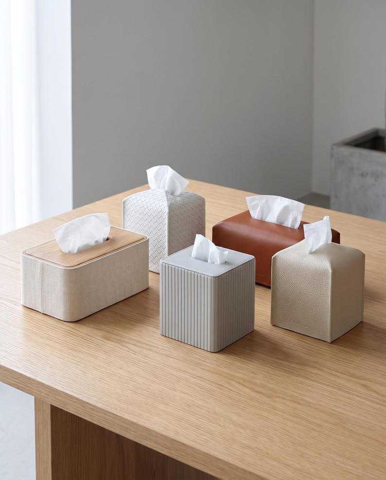 modern napkin holder, tissue box holder, leather tissue holder, tissue box cover, napkin holder, bathroom accessories, leather box, tissue box square,Woven Style , Facial Tissue Box Cover,Woven Checkered Tissue Box Holder,Square Tissue Box Cover