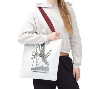 Grand Piano Tote Bag: Music Lover Gift, Concert Accessory