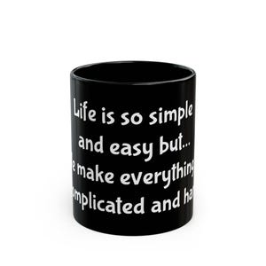 Funny Quote Coffee Mug: Inspirational Desk Decor, Gift for Coffee Lovers