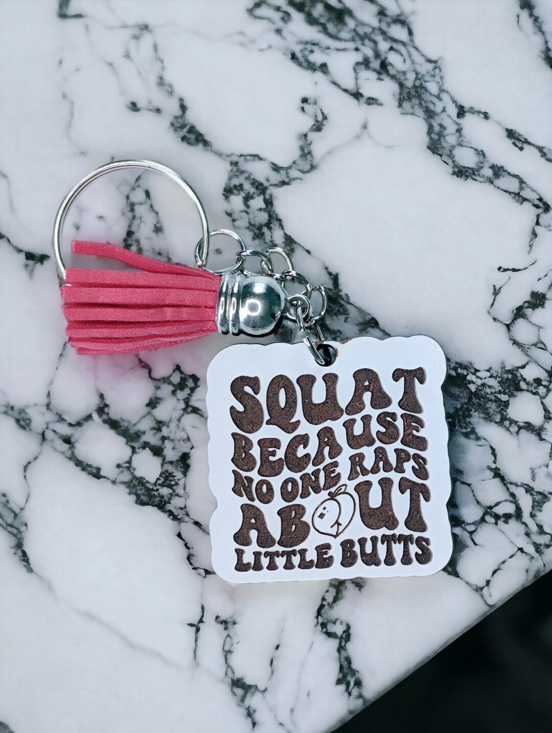Booty Keychain Squat Keychain Big Booty Keychains Workout Keychain