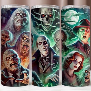 Horror Tumbler Wrap,Scary Tumbler 20Oz Wrap,Creepy PNG File,Sublimation Design,Tumbler 20Oz Digital,Instant Download PNG,20Oz Skinny Tumbler