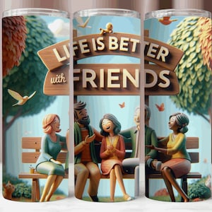 Friendship Tumbler Wrap,Friends 20Oz Tumbler Wrap,Friends Sublimation Design,Instant Digital Download PNG,20Oz Tumbler Mockup,300 DPI PNG