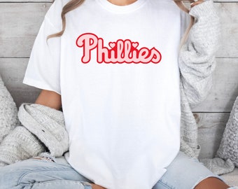 Philadelphia Phillies Hearts T-Shirt Women's Shirt Baseball Ring the Bell Spring Training