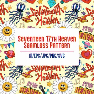 ¡Diseños personalizables del patrón 17th Heaven sin costuras para impresiones, proyectos de bricolaje, manualidades, trabajos de diseño y más!