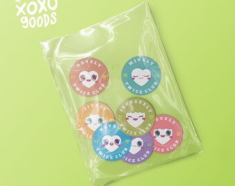 twice character pin button 缶バッジツウィ