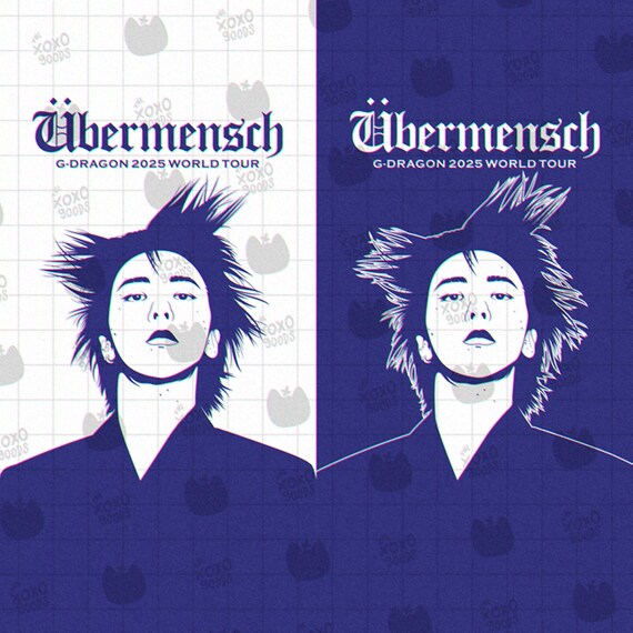 Übermensch G-dragon GD World Tour Ai, Eps, Png, Jpg, Svg Printable