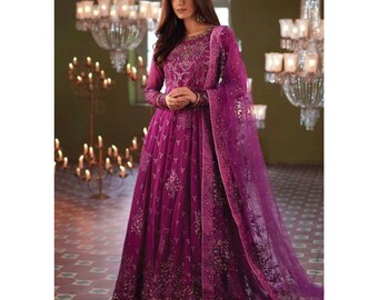 Collezione matrimonio 2023 / Abiti da sposa pakistani/indiani/Abbigliamenti da festa/Abbigliamenti formali/Ultimi modelli di stile/Shalwar Kameez