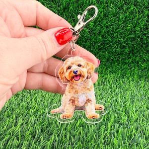 Cockapoo Acrylic Keychain