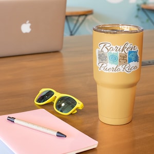 Borikén Puerto Rico stickers, Taino Symbol sticker, Taino sticker, original design sticker, water resistant sticker, laptop sticker,