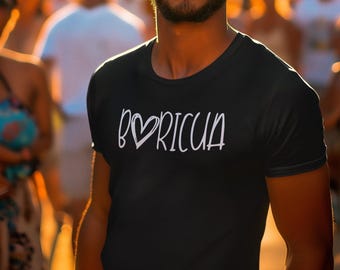 Camisa boricua, camisa amor boricua, camisa boricua con corazón, colección taína, camisa taína, camisa puertorriqueña linda,