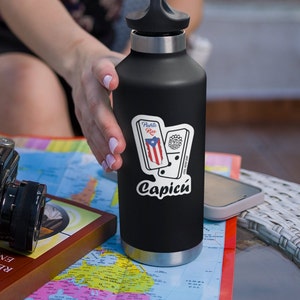 Capicú stickers, Domino sticker, Boricua sticker, Puerto Rico sticker, original design sticker, Taino sticker, Borikén sticker,
