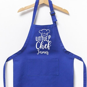 Personalized Kids Apron, Toddler Apron, Personalized Apron,Child Aprons, Kids Apron, Cute Little Chef Apron. Aprons For Kids With Name