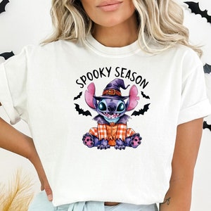 Stitch Halloween Shirt, Disney Stitch Halloween Shirt, Stitch Spooky Shirts, Disney Halloween Shirt, Disney Stitch Horror Shirt