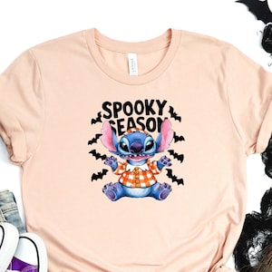 Stitch Halloween Shirt, Disney Stitch Halloween Shirt, Stitch Spooky Shirts, Disney Halloween Shirt, Disney Stitch Horror Shirt