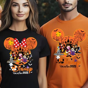 Disney Halloween Shirt, Disney Shirt, Halloween passende Shirts, Disney Halloween passende Shirt, Mickey Minnie Halloween paar Shirts