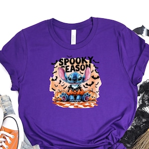 Stitch Halloween Shirt, Disney Stitch Halloween Shirt, Stitch Spooky Shirts, Disney Halloween Shirt, Disney Stitch Horror Shirt