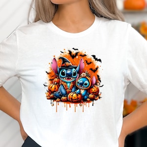 Stitch Halloween Shirt, Disney Stitch Halloween Shirt, Stitch Spooky Shirts, Disney Halloween Shirt, Disney Stitch Horror Shirt