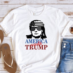 Amerika braucht Trumpf-Shirt, Republikanische Geschenke, Stütztrumpf-Shirts, Trumpf 2024 T-Stück, Trumpf-Wahl-T-Stück, Vaterländische Geschenke, Vaterländisches Hemd