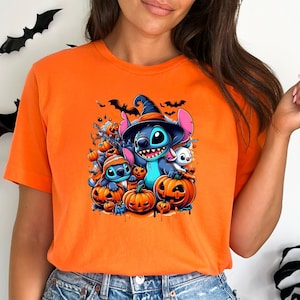 Stitch Halloween Shirt, Disney Stitch Halloween Shirt, Stitch Spooky Shirts, Disney Halloween Shirt, Disney Stitch Horror Shirt