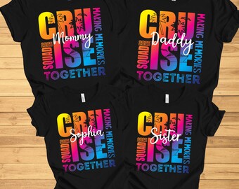 Camiseta personalizada de Cruise Squad 2025, camiseta de Cruise Squad, camiseta familiar de crucero, camisetas personalizadas de Cruise Family 2025, camisetas de vacaciones familiares