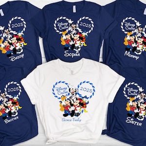 Benutzerdefinierte Disney Cruise Shirt, Disney Cruise 2025 Shirts, 2025 Disney Treasure Cruise Familienshirt, Disney Cruise Matching Shirt, Cruise Shirt 2025