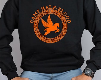 Camp Half Blood Hoodie, Camping Sweatshirt, Percy Jackson Pullover, Percy Jackson Sweatshirts, Camp Jupiter, Half Blood Chronicles Branches