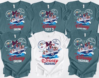 Disney Cruise Shirts, Disney Cruise Group Shirt, Custom 2026 Disney Cruise Family Matching Shirt,Personalized Disney Cruise Dream 2026 Shirt