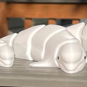 Articulated Beluga Whale - Variety of colors