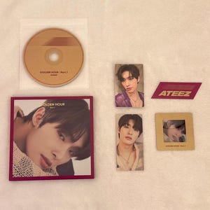 Ateez Official Golden Hour Digipack Mingi Album [Purple Color Version]
